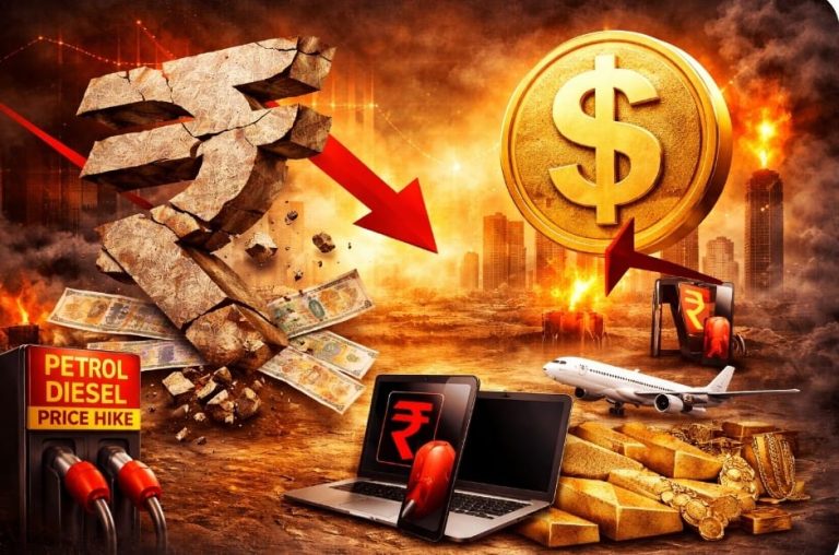आम आदमी को बड़ा झटका! ₹95 के पार  रुपया, मोबाइल- सोना- तेल सब होगा महंगा?